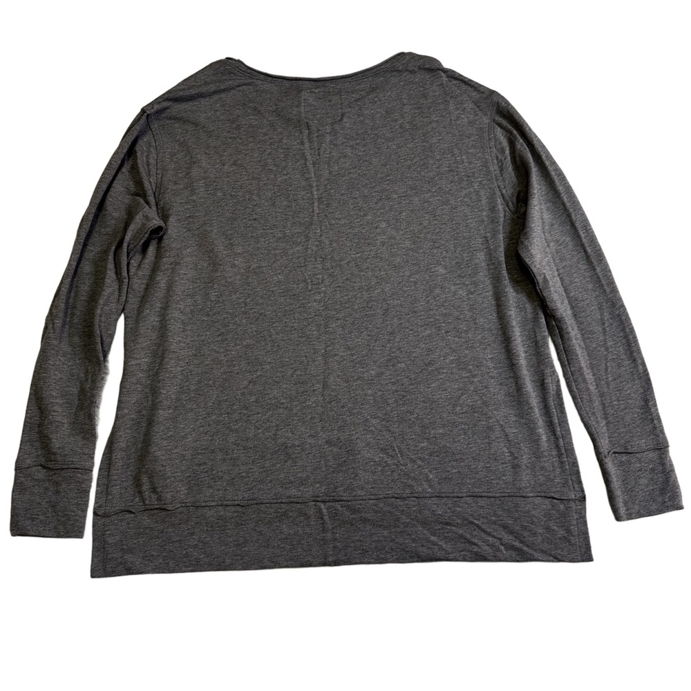 Rachel Hollis Bless Your Heart Grey Long Sleeve Shirt Size XXS Oversized NWOT - Picture 13 of 13